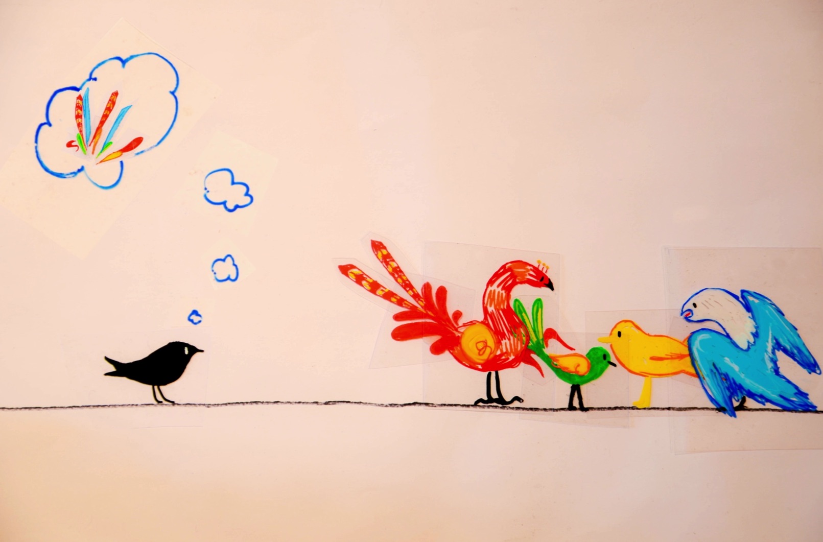 Filmstill «Storia di un corvo nero»