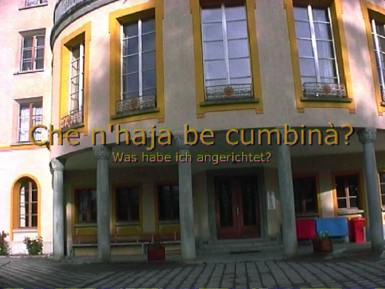 Filmstill «che n’haja be cumbinà»